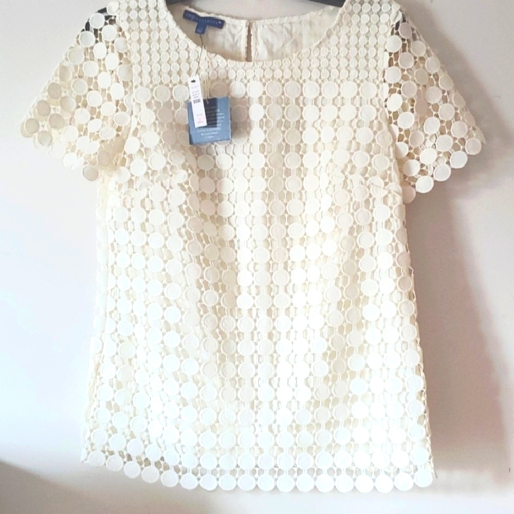 New RSVP by Talbots White Top Size XS